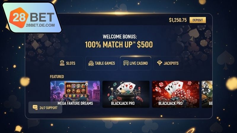 Trò chơi casino trực tuyến 28BET