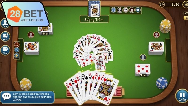 Chiến thuật chơi bài 28BET nâng cao
