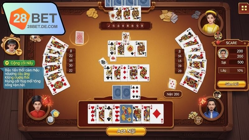 Chơi bài cùng bạn bè 28BET là gì