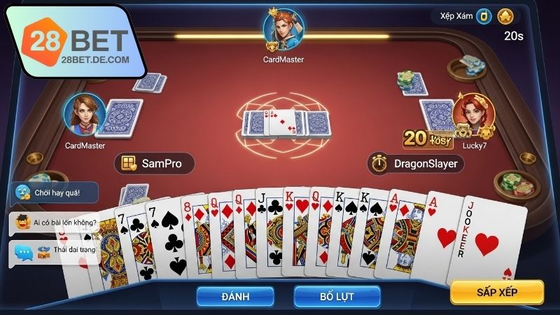 Mẹo chơi bài cùng bạn bè 28BET