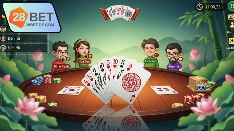 Chơi bài cùng bạn bè 28BET