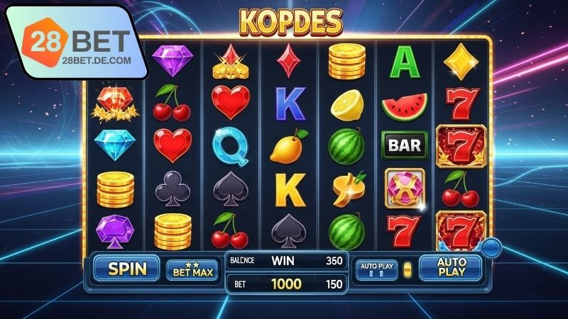 Ưu điểm game slot hấp dẫn 28BET