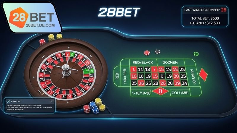 Roulette online 28BET là gì