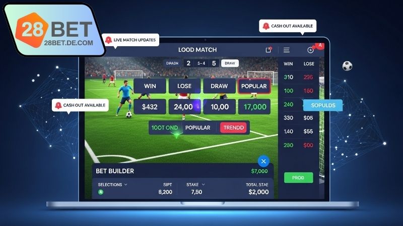 Ưu điểm thể thao trực tuyến 28BET