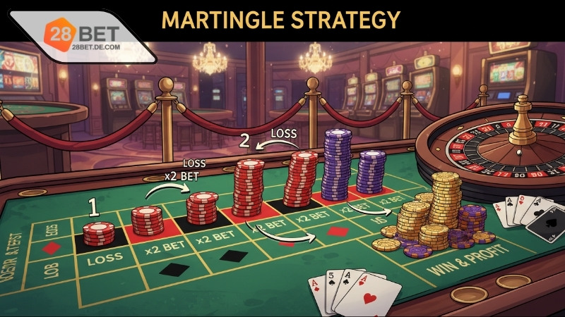 Chiến thuật Martingale trong casino và cách vận hành để chơi